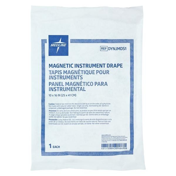Instrument Mat Green 10x16" Magnetic Sterile Disposable 30/Ca