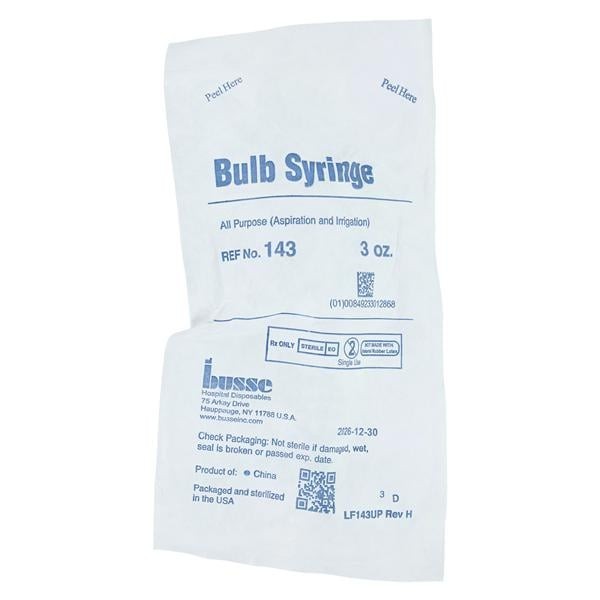Ear & Ulcer Syringe PVC Sterile Disposable Ea 50 EA/CA