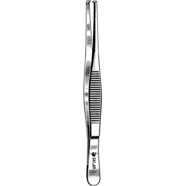 Tissue Forcep Straight 10" Ea