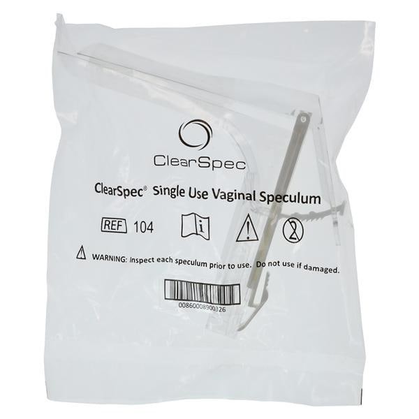 ClearSpec Graves Vaginal Speculum Large Plastic Light Option 18/Bx 4 BX/CA