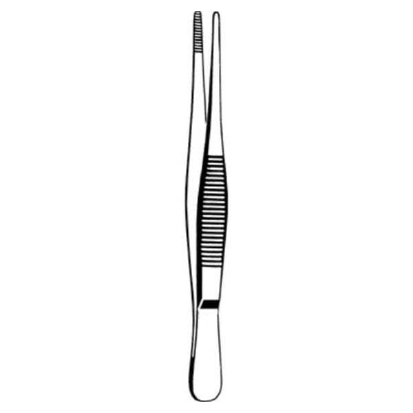 Econo Dressing Forcep Straight 5" Non-Sterile 12/Bx