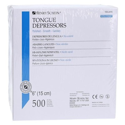 Tongue Depressor 6x3/4" Non...