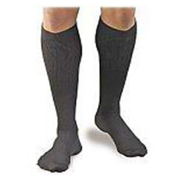 Activa Compression Dress Socks Knee High Small Men Men  7 Pinstripe Black