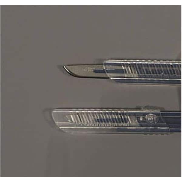 Disposable Safety Scalpel No. 10 Plastic/Stainless Steel Sterile