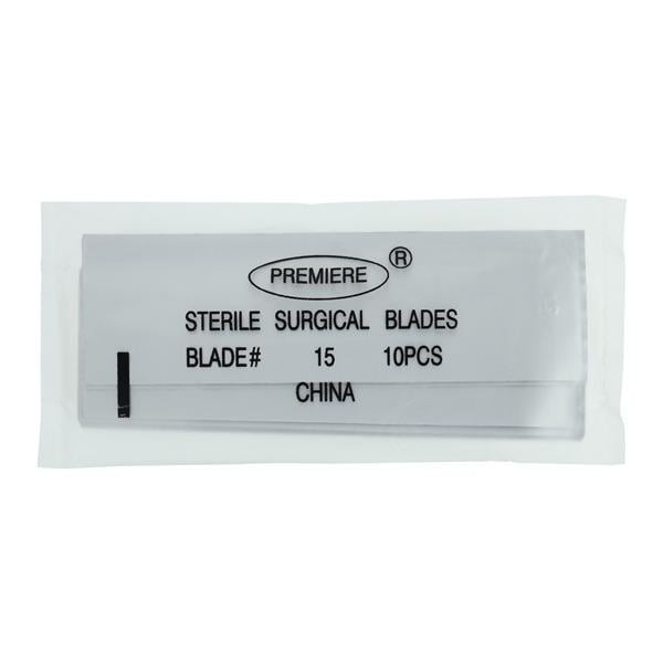 Premiere Sterile Surgical Scalpel Blade No. 15 Disposable 100 EA/BX