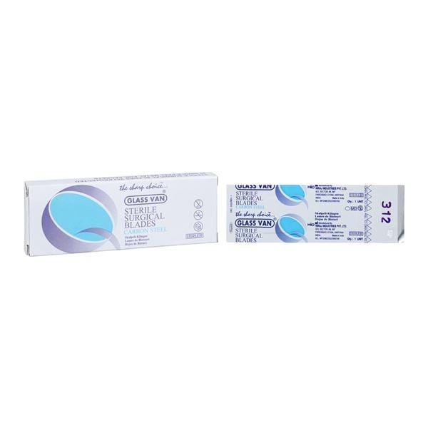 Glassvan Carbon Steel Sterile Chisel Blade No. 312