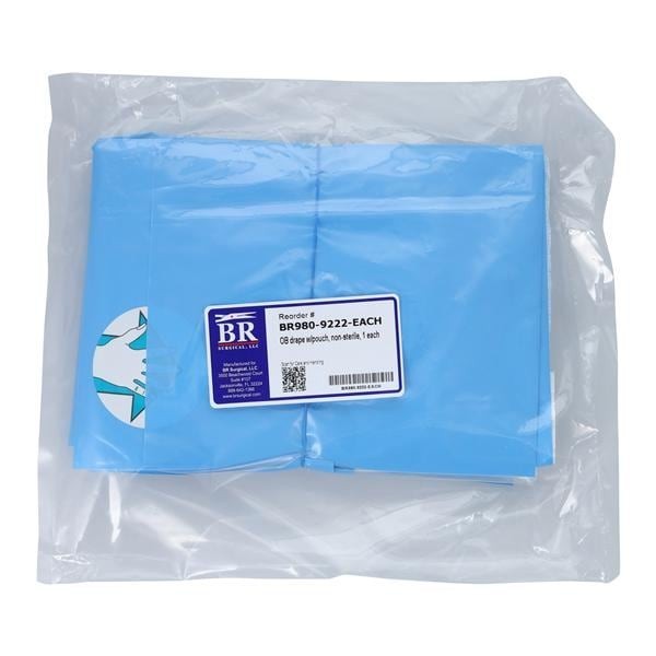 37x41" Non-Sterile Hysteroscopy Drape Fenestrated