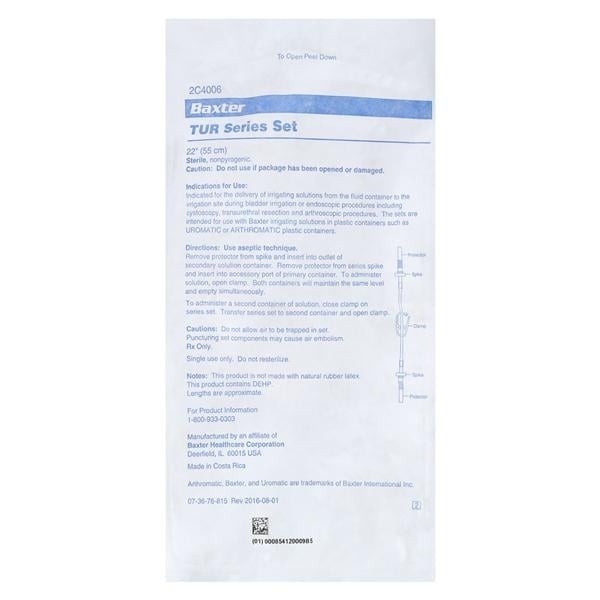 Uromatic TUR Series Tubing Irrigation Set Plastic _ 12 EA/CA