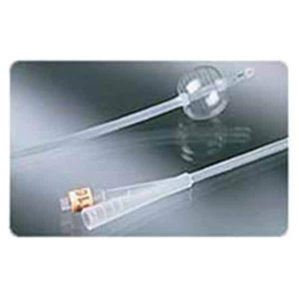 Catheter Foley Bardex 20Fr 30cc Short Standard Tip 1% Silicone 2-Way 12/Ca