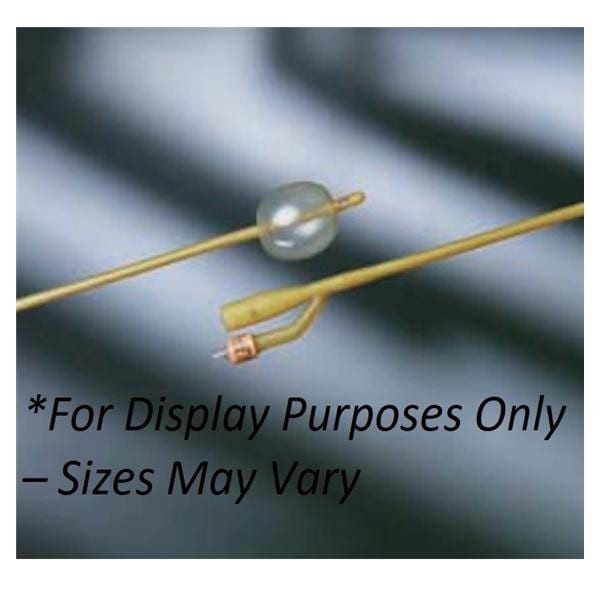 Bardex Lubricath 2-Way Foley Catheter Short Round Tip Hydrgl Ct Ltx 20Fr 30cc
