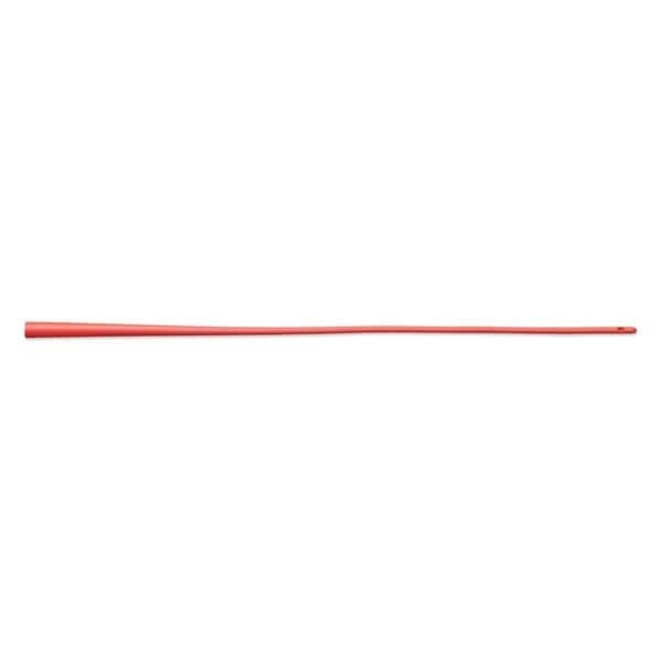 Poly-Cath Foley Catheter Round Tip Red Rubber 14Fr
