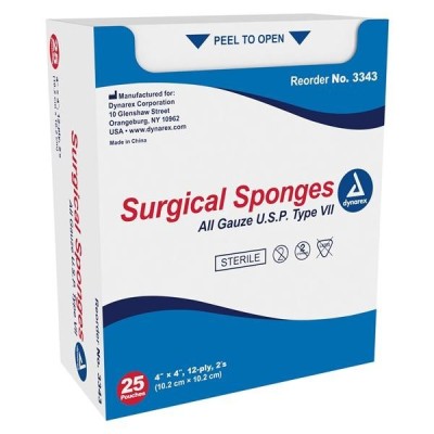 100% Cotton Gauze Sponge...