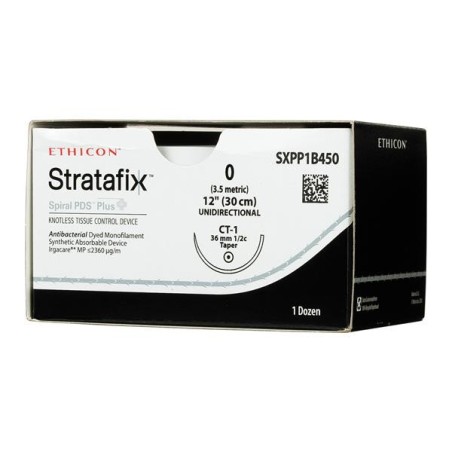 Stratafix Spiral PDS Plus Suture 0 12" PDO/Trclsn Mnflmnt CT1 Vio 12/Bx