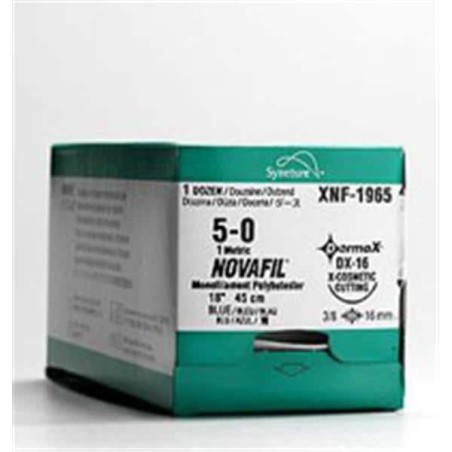 Novafil Suture 4-0 18" Polybutester Monofilament C-1 Blue 12/Ca