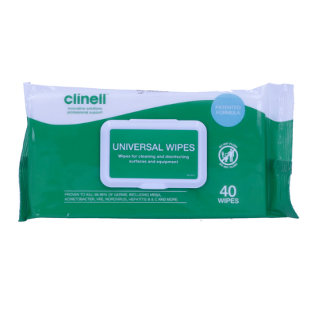 Clinell Universal Sanitising Wipes x 40