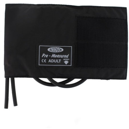 Accoson Double Tube Inflation Bag Standard Adult Velcro Cuff ( 34.3cm)