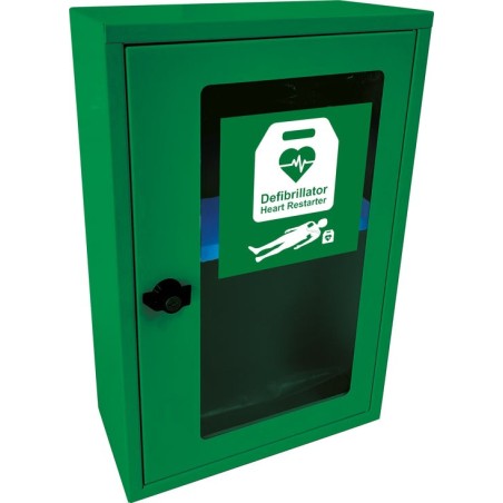AED Defib Cabinet with Thumb Lock, Empty