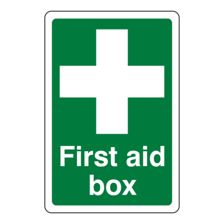First Aid Box Sign