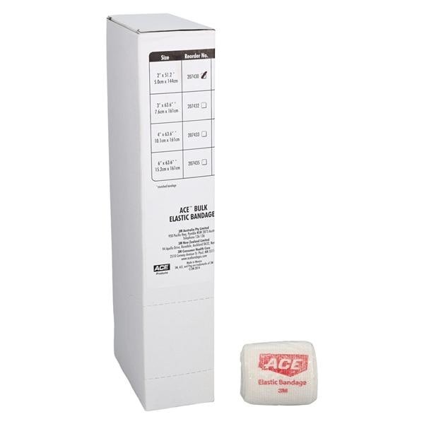 ACE Stretch Bandage Rubber/Elastic 2"x4.7' Beige Non-Sterile 10/Bx 5 BX/CA