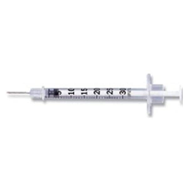 Ultra-Fine Insulin Syringe/Needle 29gx1/2" 1cc Prm Atch Ndl Cnvntnl LDS 10/Bg 20 BG/CA