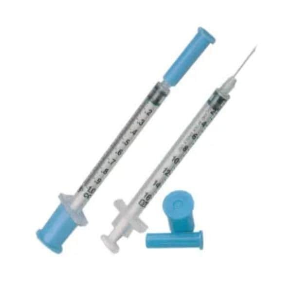 Tuberculin Needle/Syringe 26gx3/8" 1.0mL Detachable Needle Cnvntnl LDS 100/Bx 10 BX/CA