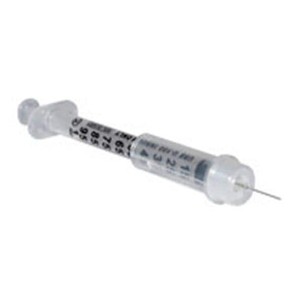 Insulin Syringe/Needle 29gx1/2" 1cc Safety Low Dead Space 100/Bx 8 BX/CA