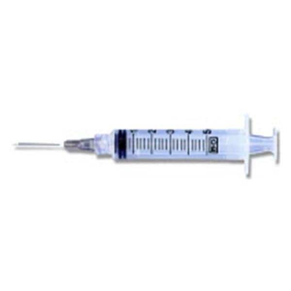 Hypodermic Syringe/Needle 21gx1-1/2" 5cc Green Conventional LDS 100/Bx 4 BX/CA