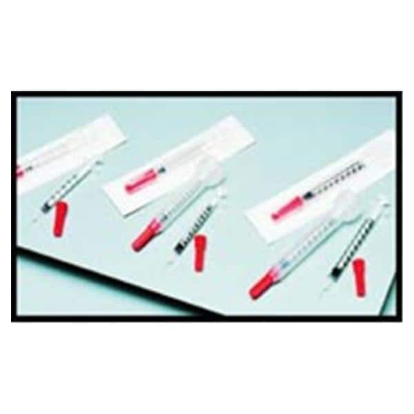 Monoject TB Syringe/Needle 26gx3/8" 1cc White Dtchbl Ndl Cnvntnl LDS 100/Bx 5 BX/CA