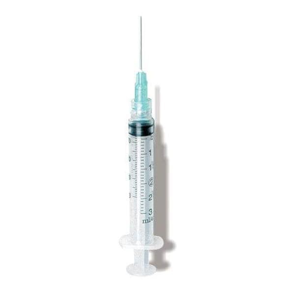 Hypodermic Syringe/Needle 20gx1-1/2" 3cc Yellow Conventional LDS 100/Bx 10 BX/CA
