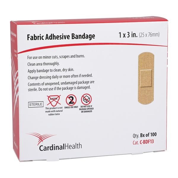 Adhesive Bandage Fabric 1x3" Tan 1200/Ca