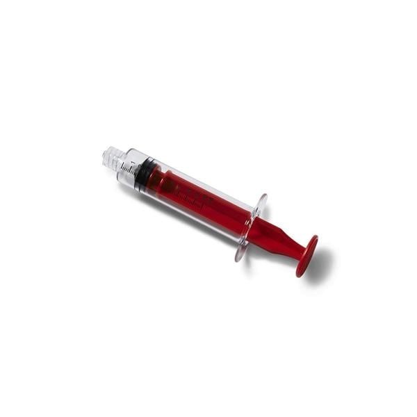 Medication Syringe 10mL Red Male Luer Lock Low Dead Space 10/Ca