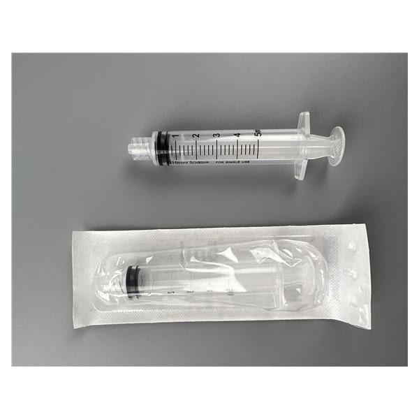 Luer Lock Syringe 5cc Clear Low Dead Space 100/Bx 4 BX/CA