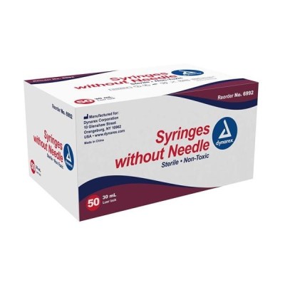 Luer Lock Syringe 30cc...