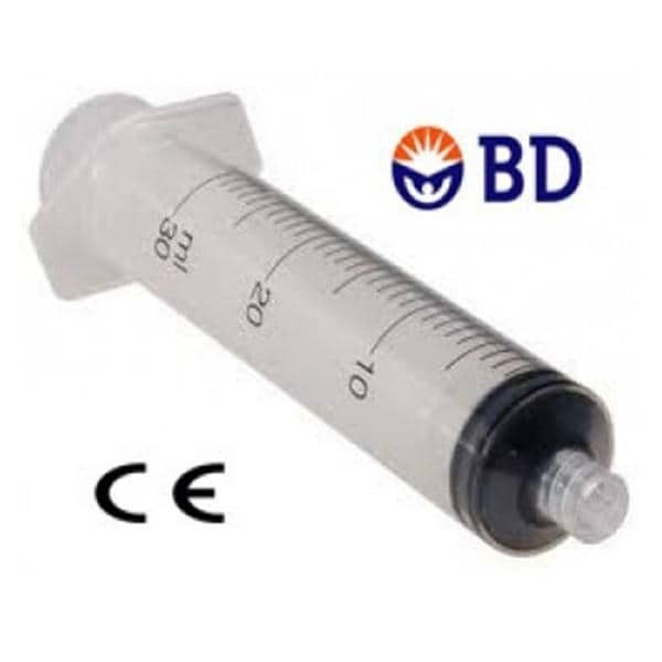 General Use Syringe 30cc Luer Lock Tip No Dead Space 56/Bx 4 BX/CA