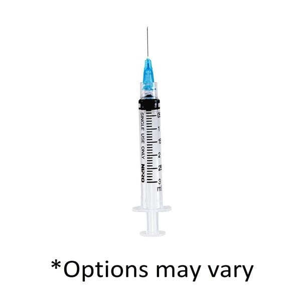 Hypodermic Syringe/Needle 23gx1-1/2" 3cc Conventional No Dead Space 100/Bx 10 BX/CA